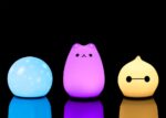 Беспроводной силиконовый светильник Cosmic Cat  диаметр 12,2 см, высота 15,3 см, упаковка: 13,3x13,3x15,5 см