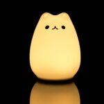 Беспроводной силиконовый светильник Cosmic Cat  диаметр 12,2 см, высота 15,3 см, упаковка: 13,3x13,3x15,5 см