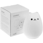 Беспроводной силиконовый светильник Cosmic Cat  диаметр 12,2 см, высота 15,3 см, упаковка: 13,3x13,3x15,5 см