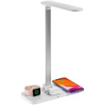 Настольная лампа с беспроводной зарядкой Power Light  база: 24х10,6х1,6 см, высота лампы: 38,3 см, упаковка: 11x3,6x50 см