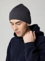 Шапка Hinge  56-60, длина 21 см, отворот 9 см