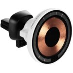 Держатель для смартфона Cooper Auto Wireless с беспроводной зарядкой  диаметр 5,9 см, высота 3 см; адаптер: 5,9х3,8 см; коробка: 12,5х7,5х5,5 см