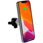 Держатель для смартфона Cooper Auto Wireless с беспроводной зарядкой  диаметр 5,9 см, высота 3 см; адаптер: 5,9х3,8 см; коробка: 12,5х7,5х5,5 см
